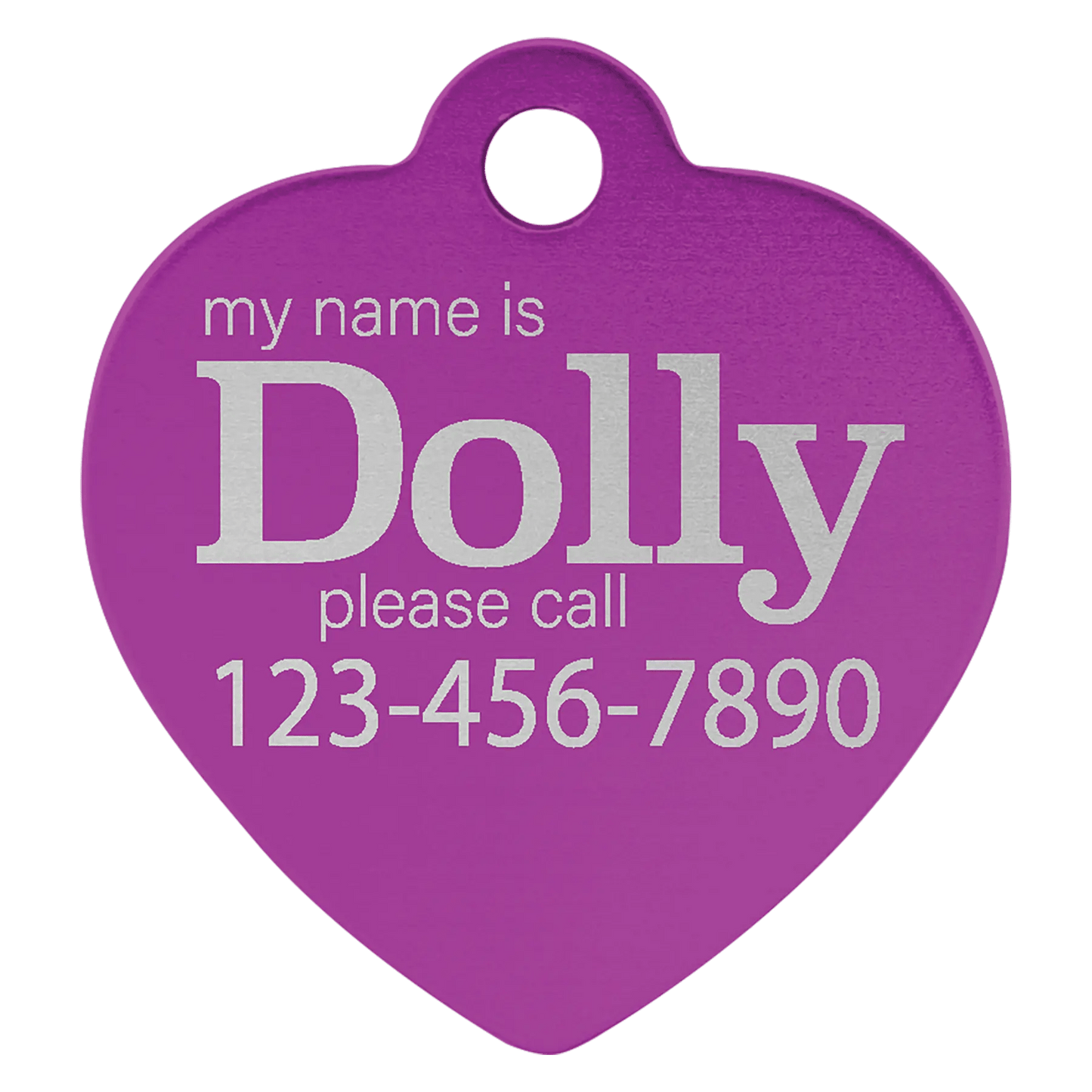 Customized Anodized Aluminum Pet Tag - Smalltown Connetchin
