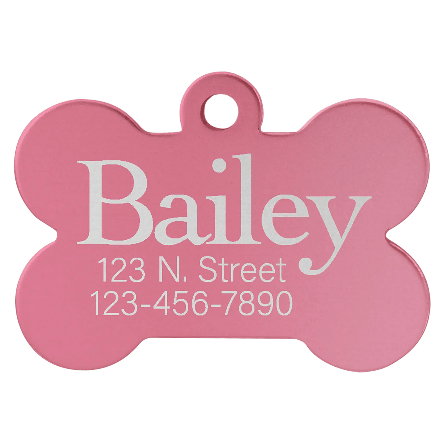 Customized Anodized Aluminum Pet Tag - Smalltown Connetchin