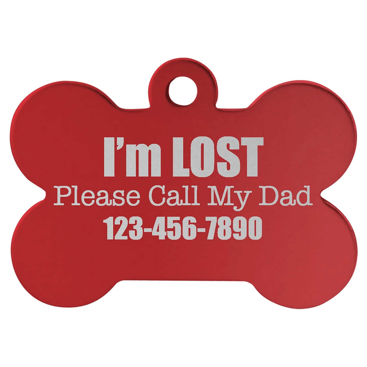 Customized Anodized Aluminum Pet Tag - Smalltown Connetchin