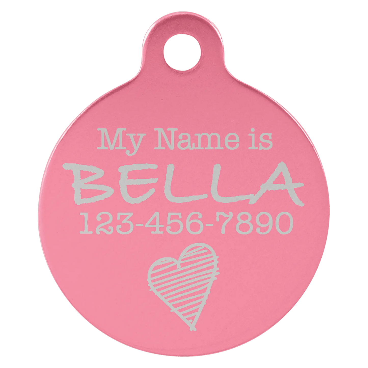 Customized Anodized Aluminum Pet Tag - Smalltown Connetchin