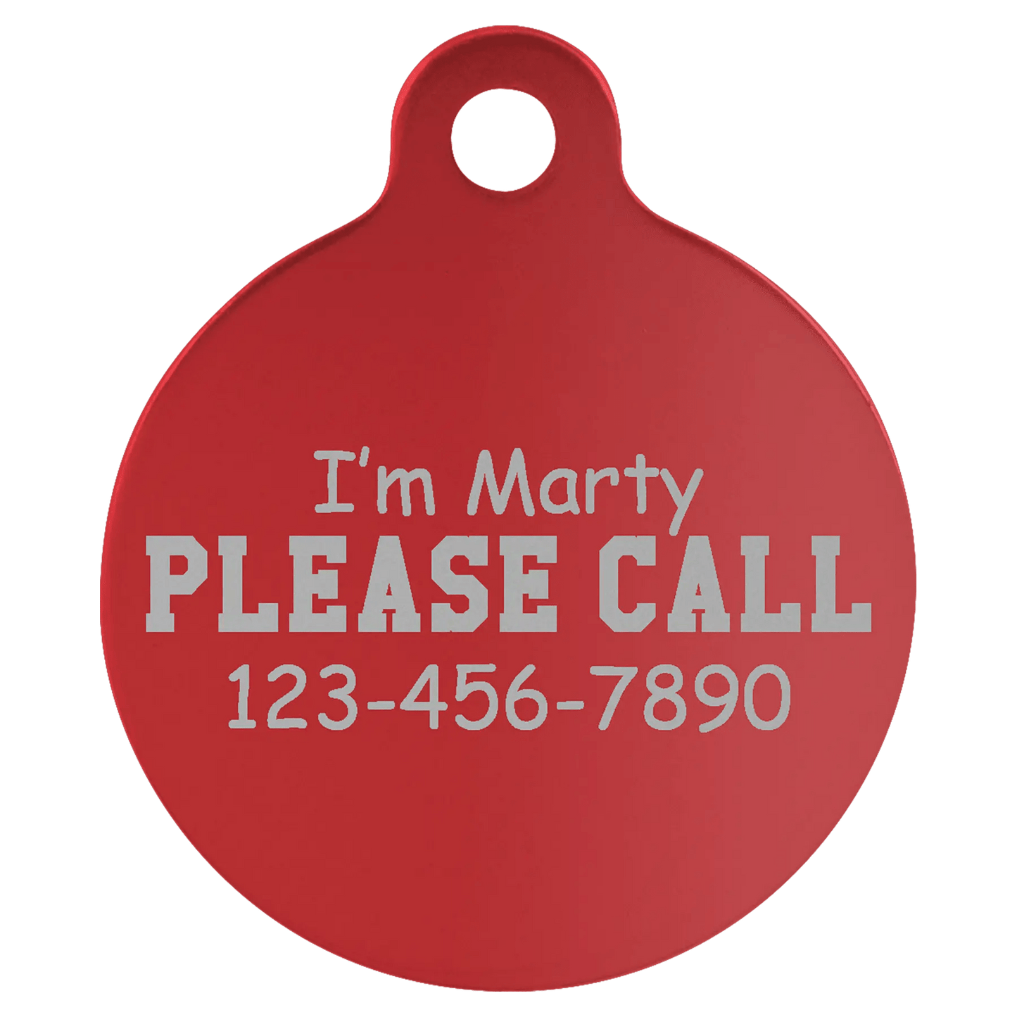 Customized Anodized Aluminum Pet Tag - Smalltown Connetchin