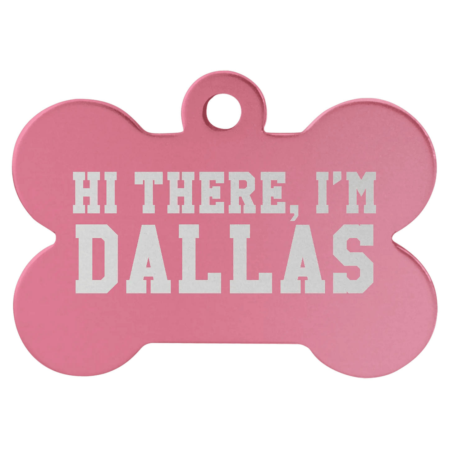 Customized Anodized Aluminum Pet Tag - Smalltown Connetchin