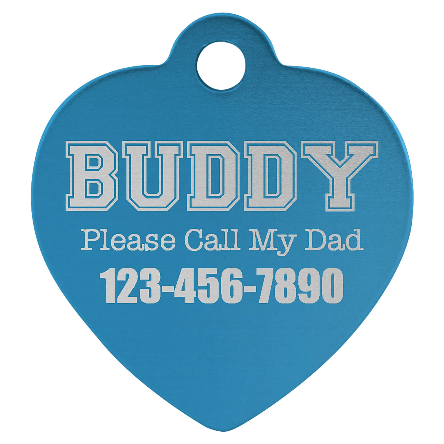 Customized Anodized Aluminum Pet Tag - Smalltown Connetchin