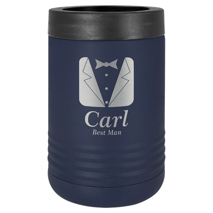 Customized Can Cooler | Beverage Holder - Stainless Steel Vacuum Insulated - Smalltown Connetchin