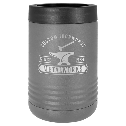 Customized Can Cooler | Beverage Holder - Stainless Steel Vacuum Insulated - Smalltown Connetchin