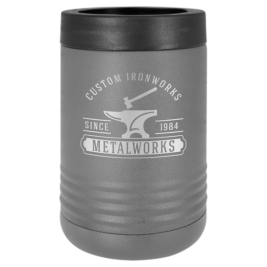 Customized Can Cooler | Beverage Holder - Stainless Steel Vacuum Insulated - Smalltown Connetchin