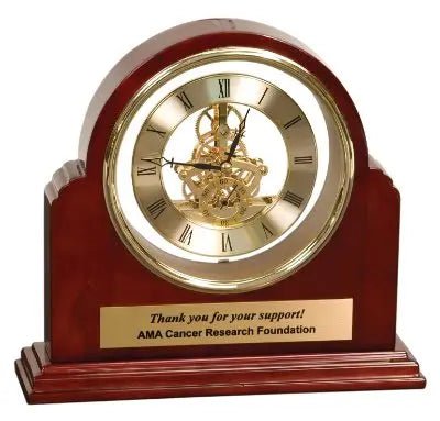 Desk Clock - Grand Piano Clocks - Rosewood - Smalltown Connetchin