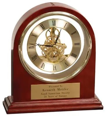 Desk Clock - Grand Piano Clocks - Rosewood - Smalltown Connetchin