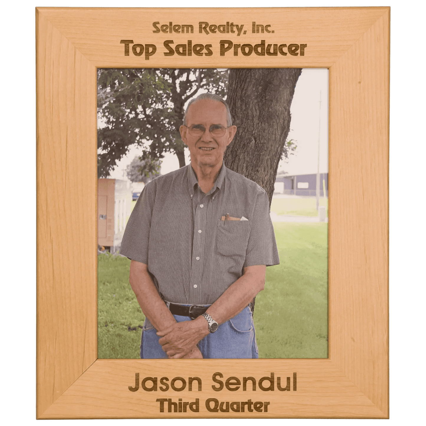 Genuine Red Alder Picture Frame - Smalltown Connetchin