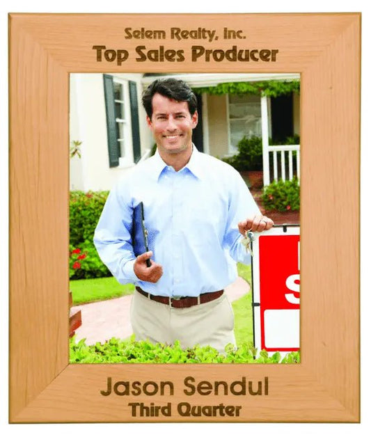 Genuine Red Alder Picture Frame - Smalltown Connetchin