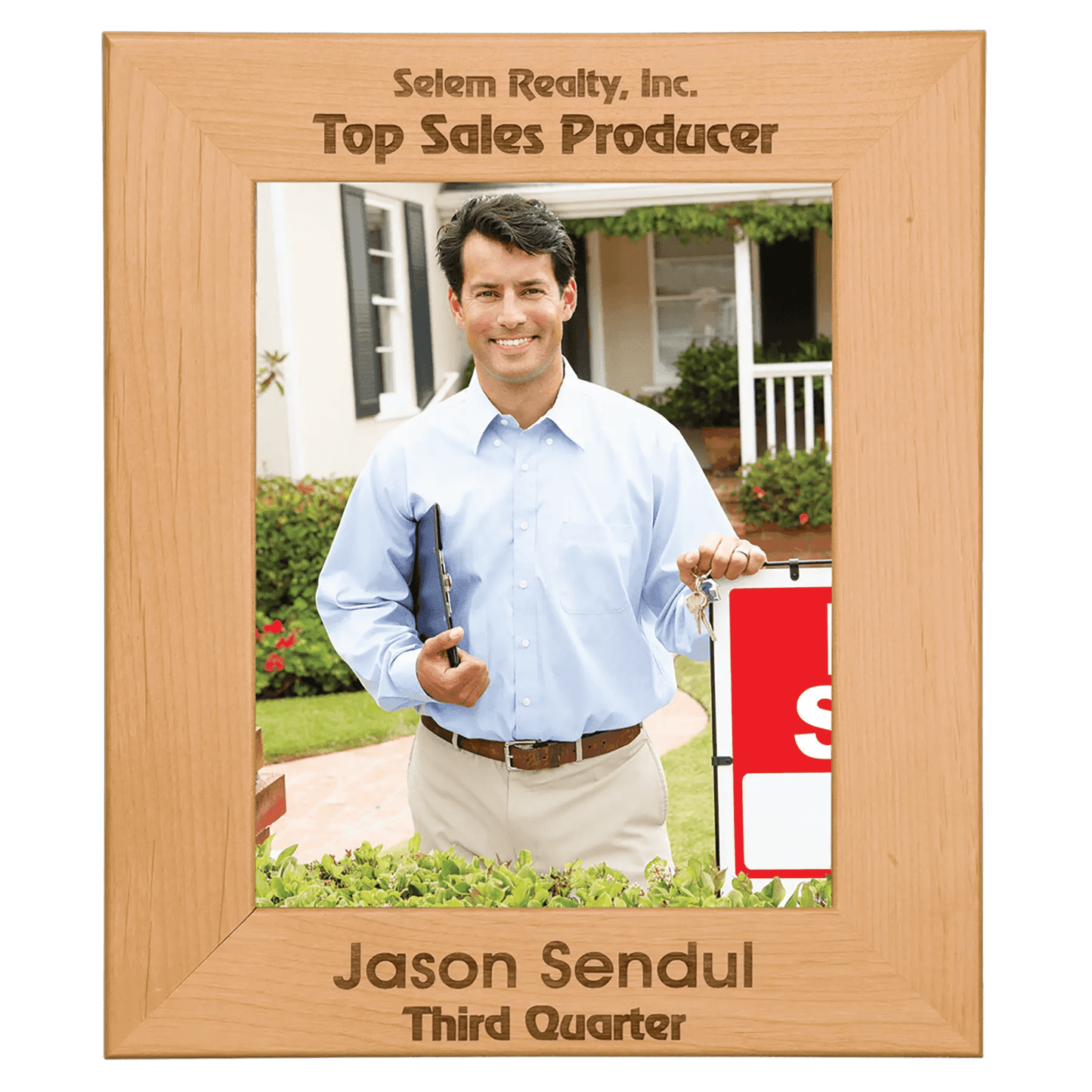 Genuine Red Alder Picture Frame - Smalltown Connetchin