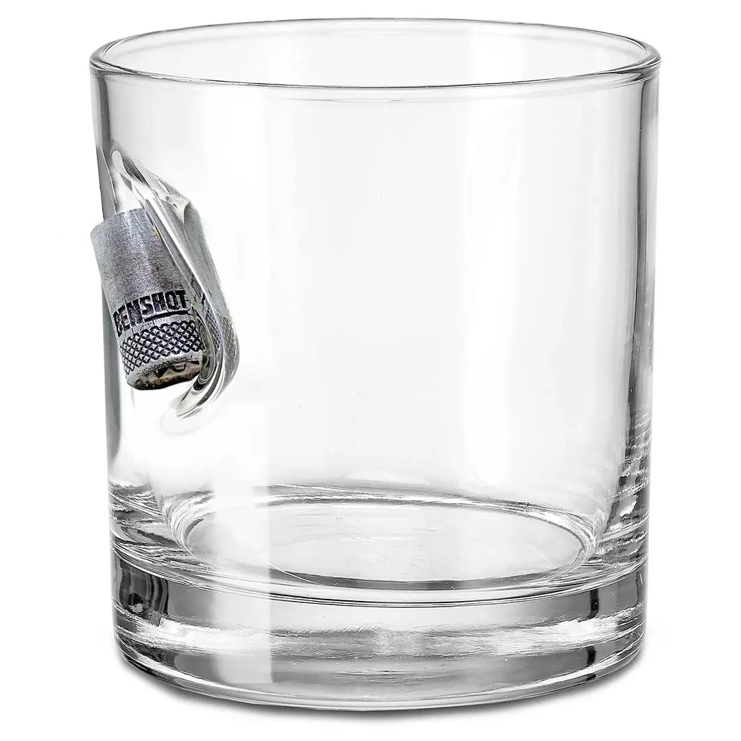 BenShot 10mm Socket 11 oz Rocks Glass with embedded solid metal socket