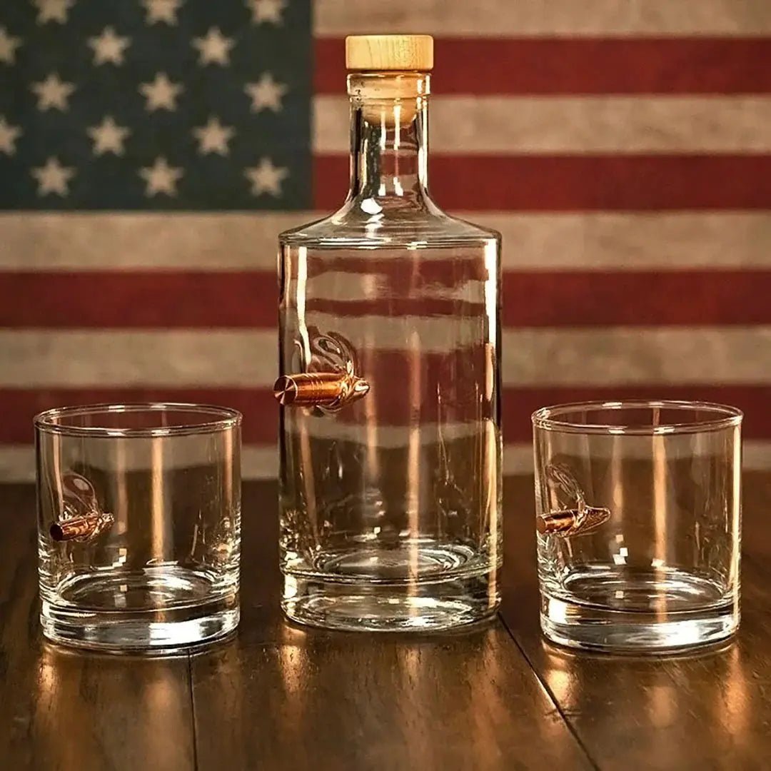 Glassware with Bullet Embedment  - Smalltown Connetchin