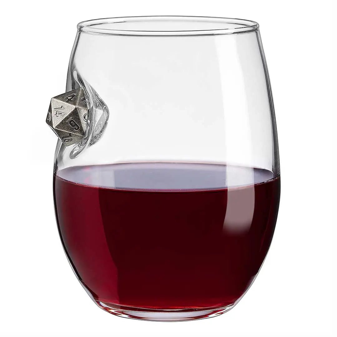 Glassware with D20 Embedment - Smalltown Connetchin