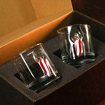 Glassware with Fishing Lure Embedment  - Smalltown Connetchin