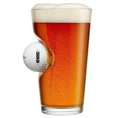 Glassware with Golf Ball Embedment  - Smalltown Connetchin