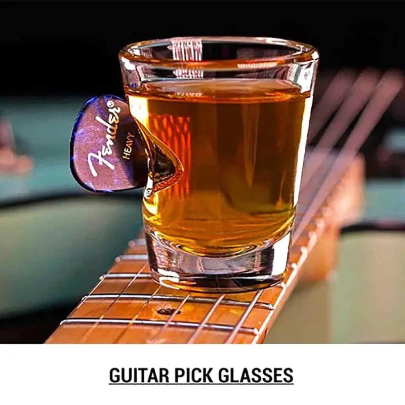 Glassware with Guitar Pick Embedment - Smalltown Connetchin