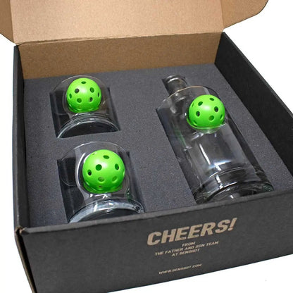 Glassware with Pickleball Embedment - Smalltown Connetchin