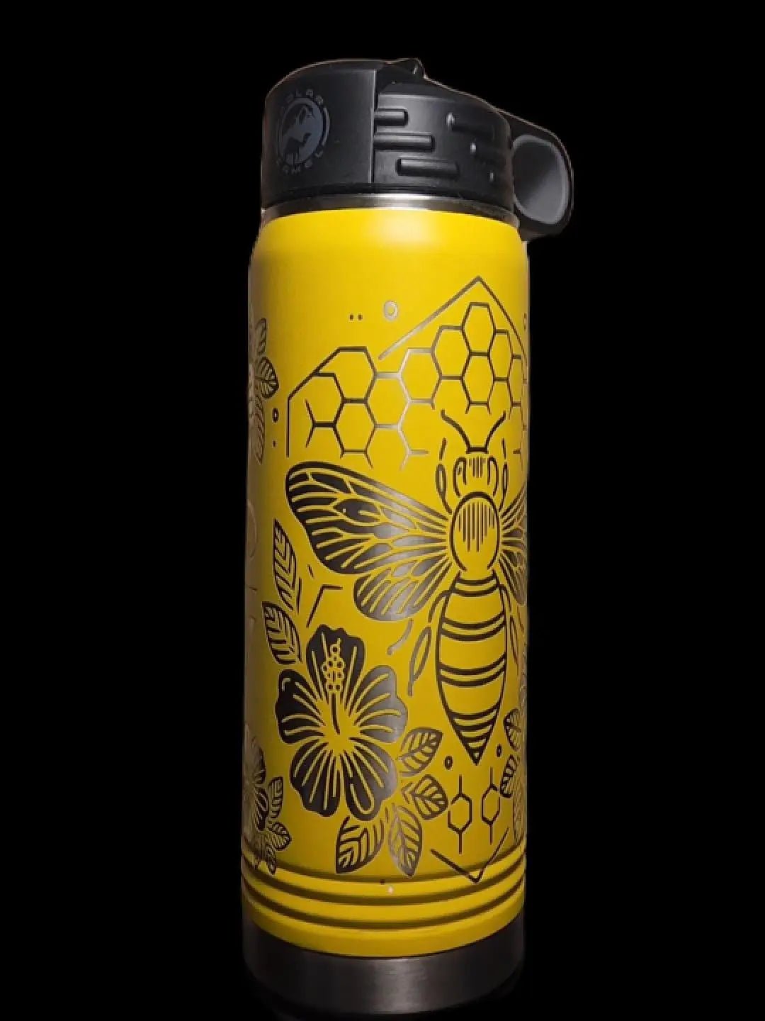Honeybee Bottle - Multiple Sizes, Colors, and Laser Customization - Smalltown Connetchin