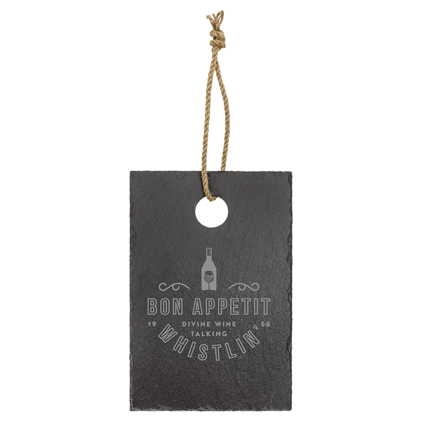 Laser Etched Slate - Custom Cutting Board - Smalltown Connetchin