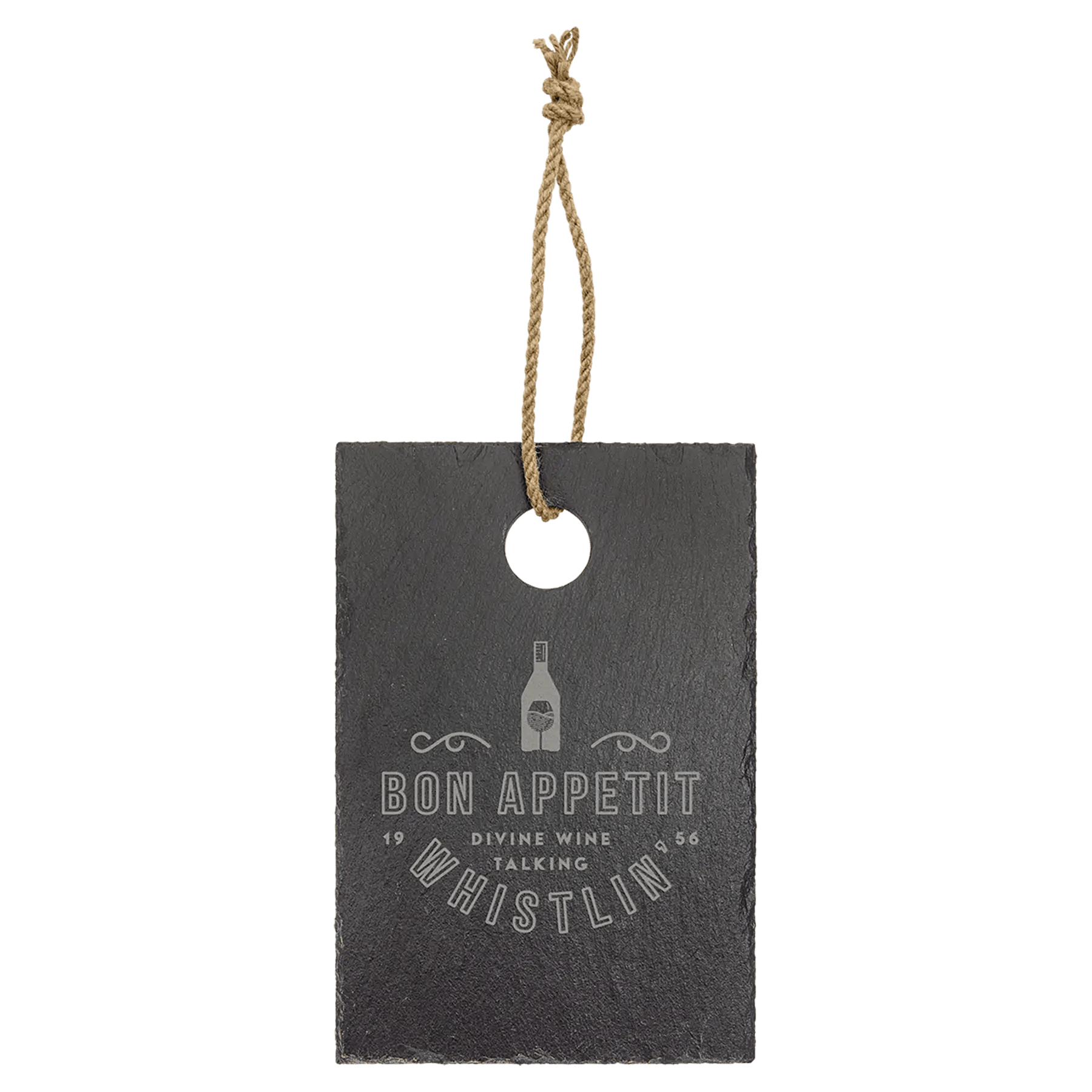 Laser Etched Slate - Custom Cutting Board - Smalltown Connetchin