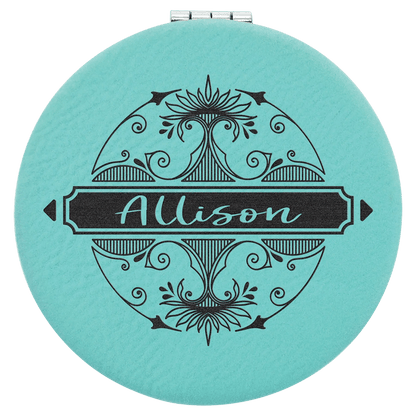 Leatherette Compact Mirror - Smalltown Connetchin