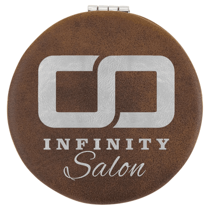 Leatherette Compact Mirror - Smalltown Connetchin