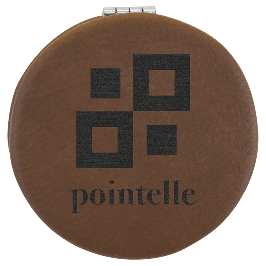 Leatherette Compact Mirror - Smalltown Connetchin