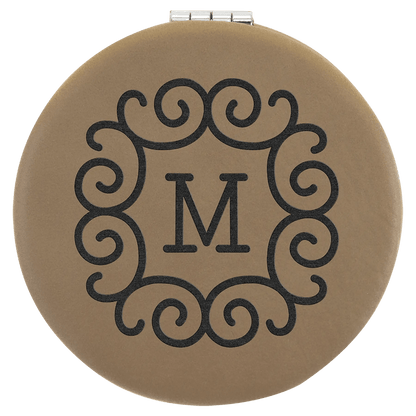 Leatherette Compact Mirror - Smalltown Connetchin