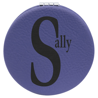 Leatherette Compact Mirror - Smalltown Connetchin