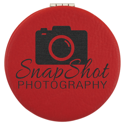 Leatherette Compact Mirror - Smalltown Connetchin