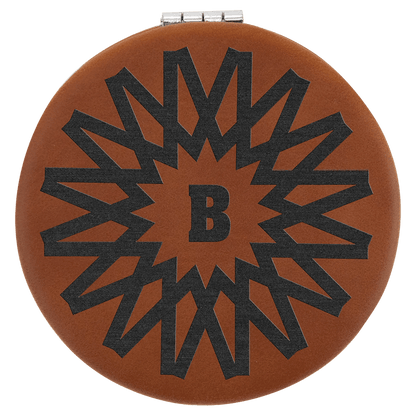 Leatherette Compact Mirror - Smalltown Connetchin