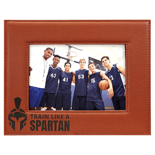 Leatherette Photo Frame 5" x 7" with Custom Etched Design - Smalltown Connetchin