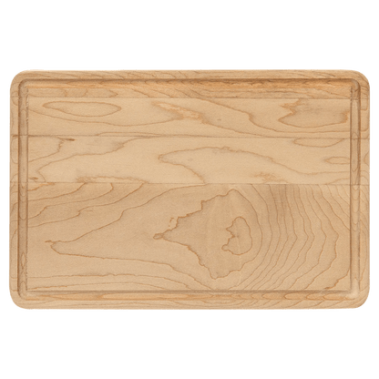 Maple Cutting Board with Drip Ring - Smalltown Connetchin