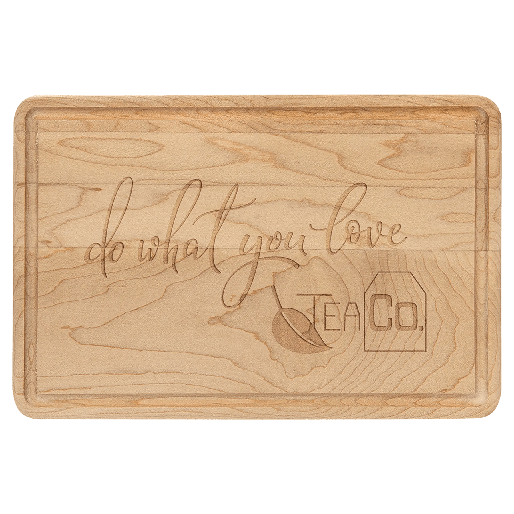 Maple Cutting Board with Drip Ring - Smalltown Connetchin