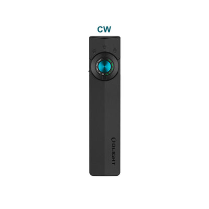 Matte Black Olight ArkPro flashlight with cool white light configuration