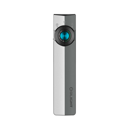 Silver Graphite Olight ArkPro flashlight with cool white light configuration