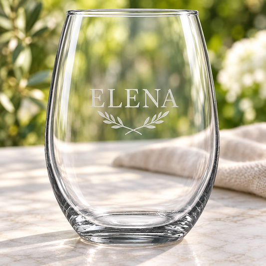 Personalized 21 oz. Stemless Wine Glass — PCG107 — optimized product photo