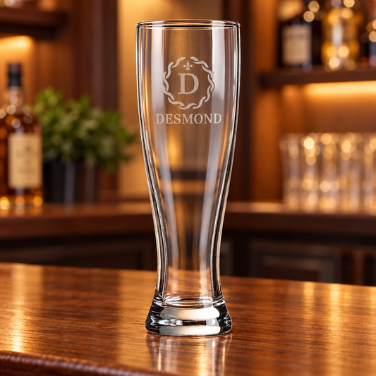 Personalized 16 oz. Pilsner Beer Glass — PCG205 — optimized product photo