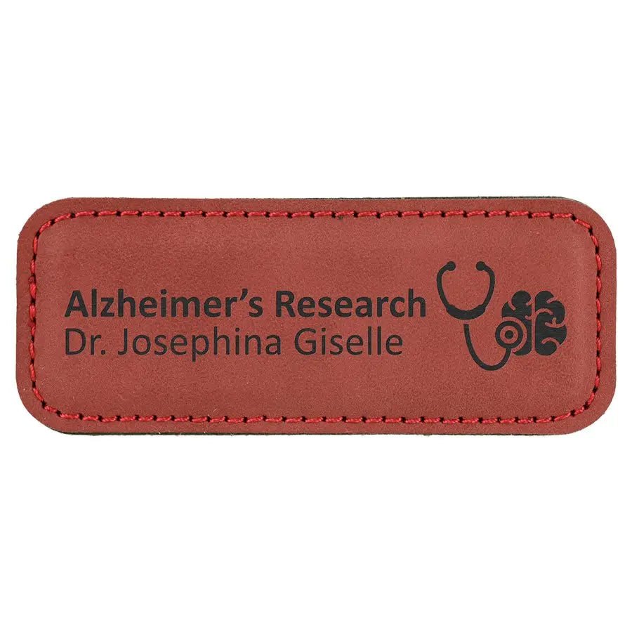 Personalized Badges - Leatherette with Magnet (10 pcs) - Smalltown Connetchin