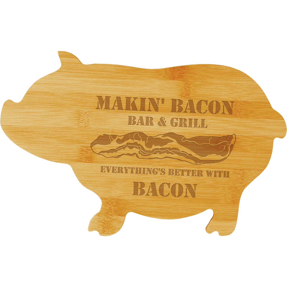Personalized Bamboo Cutting Board - Animal Shaped - Smalltown Connetchin