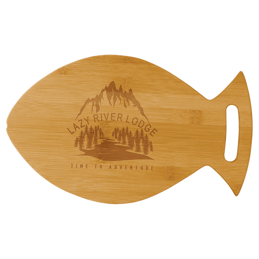 Personalized Bamboo Cutting Board - Animal Shaped - Smalltown Connetchin