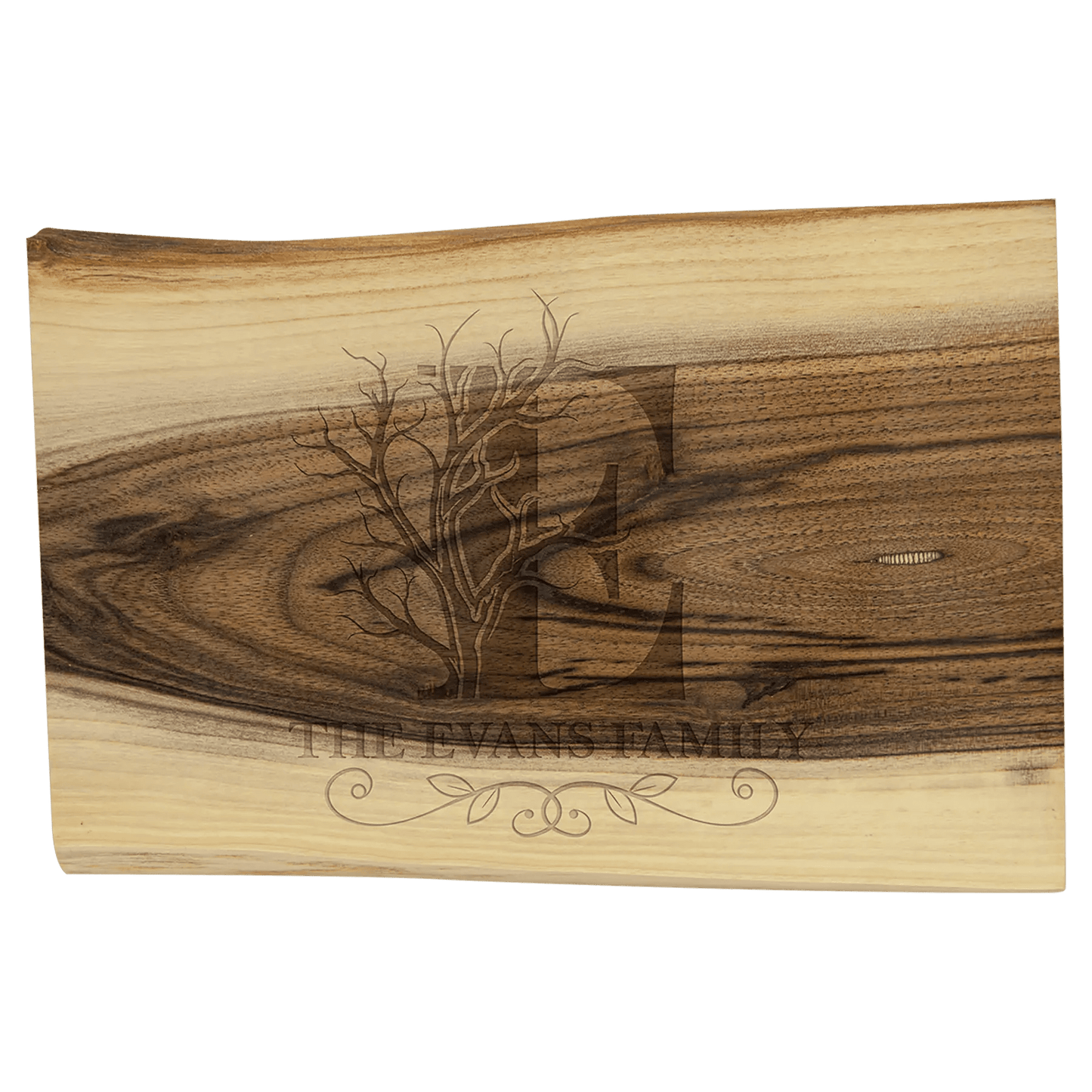 Personalized Cutting Board | Plaque - Black Walnut - Smalltown Connetchin