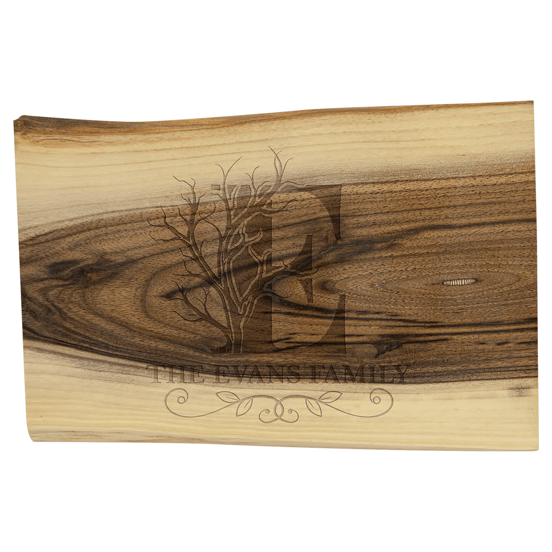 Personalized Cutting Board | Plaque - Black Walnut - Smalltown Connetchin