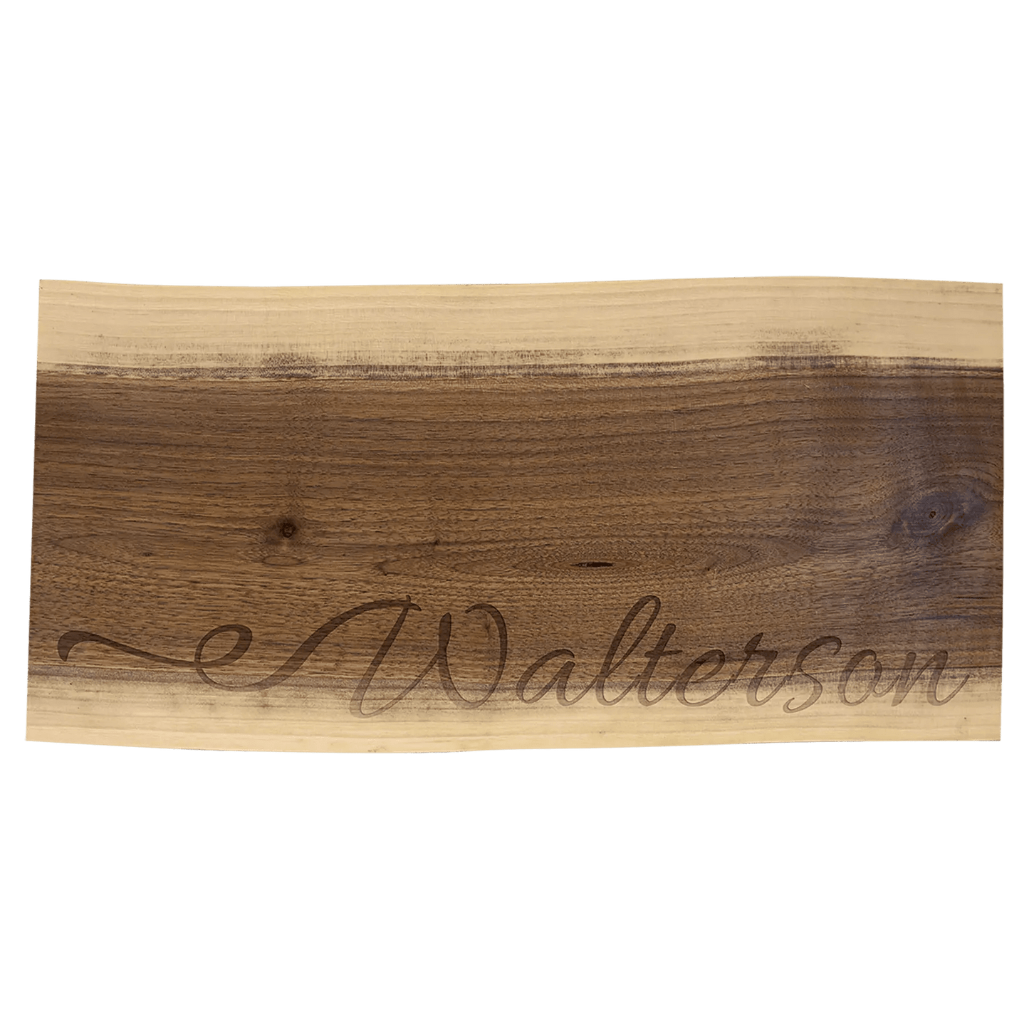 Personalized Cutting Board | Plaque - Black Walnut - Smalltown Connetchin