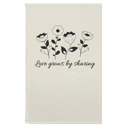 Personalized Leatherette Journals - Smalltown Connetchin