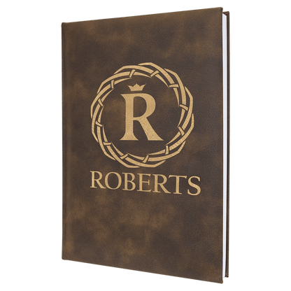 Personalized Leatherette Journals - Smalltown Connetchin