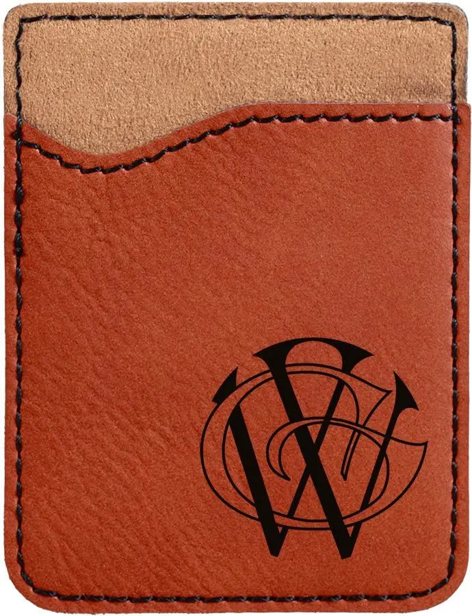 Personalized Leatherette Phone Wallet - Smalltown Connetchin