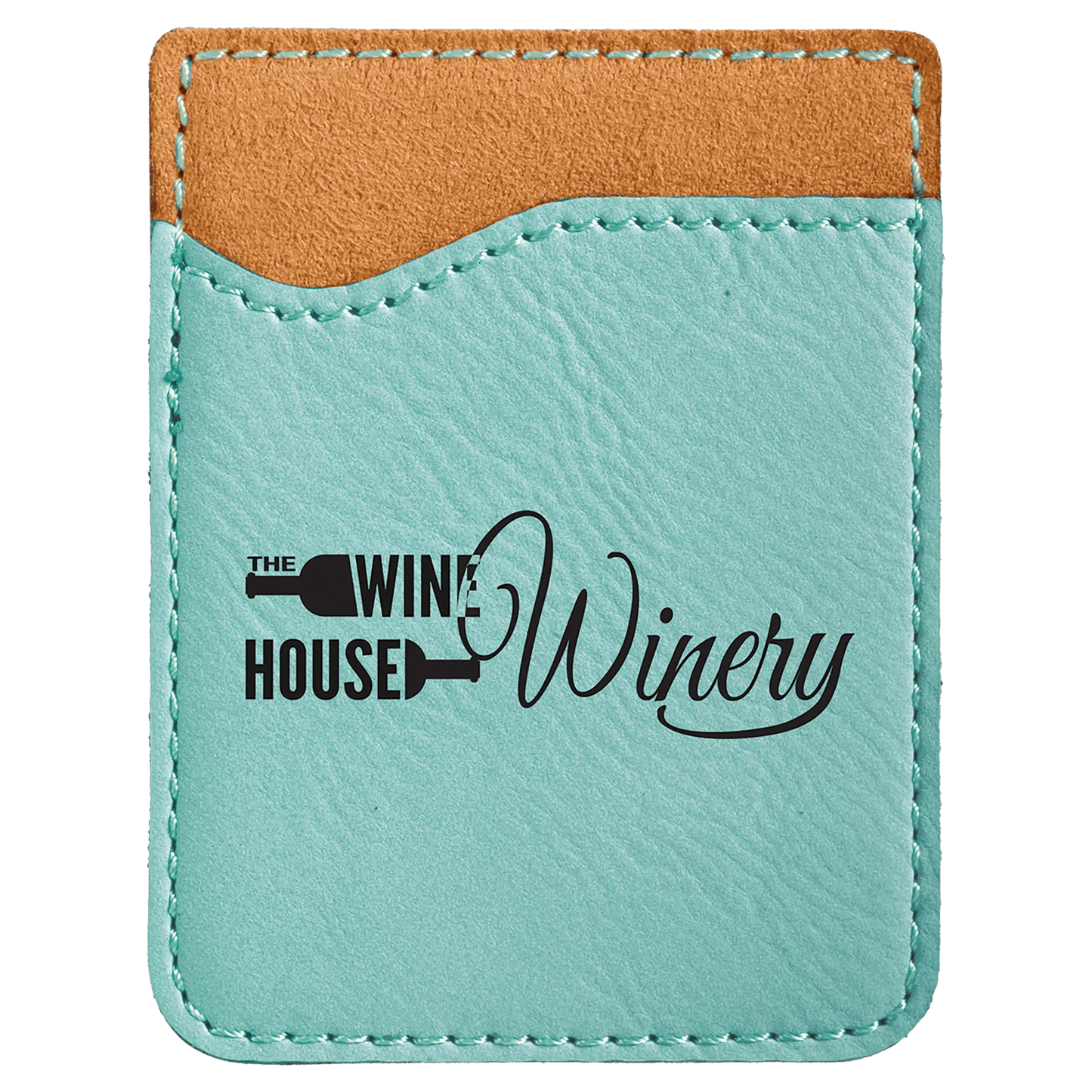 Personalized Leatherette Phone Wallet - Smalltown Connetchin