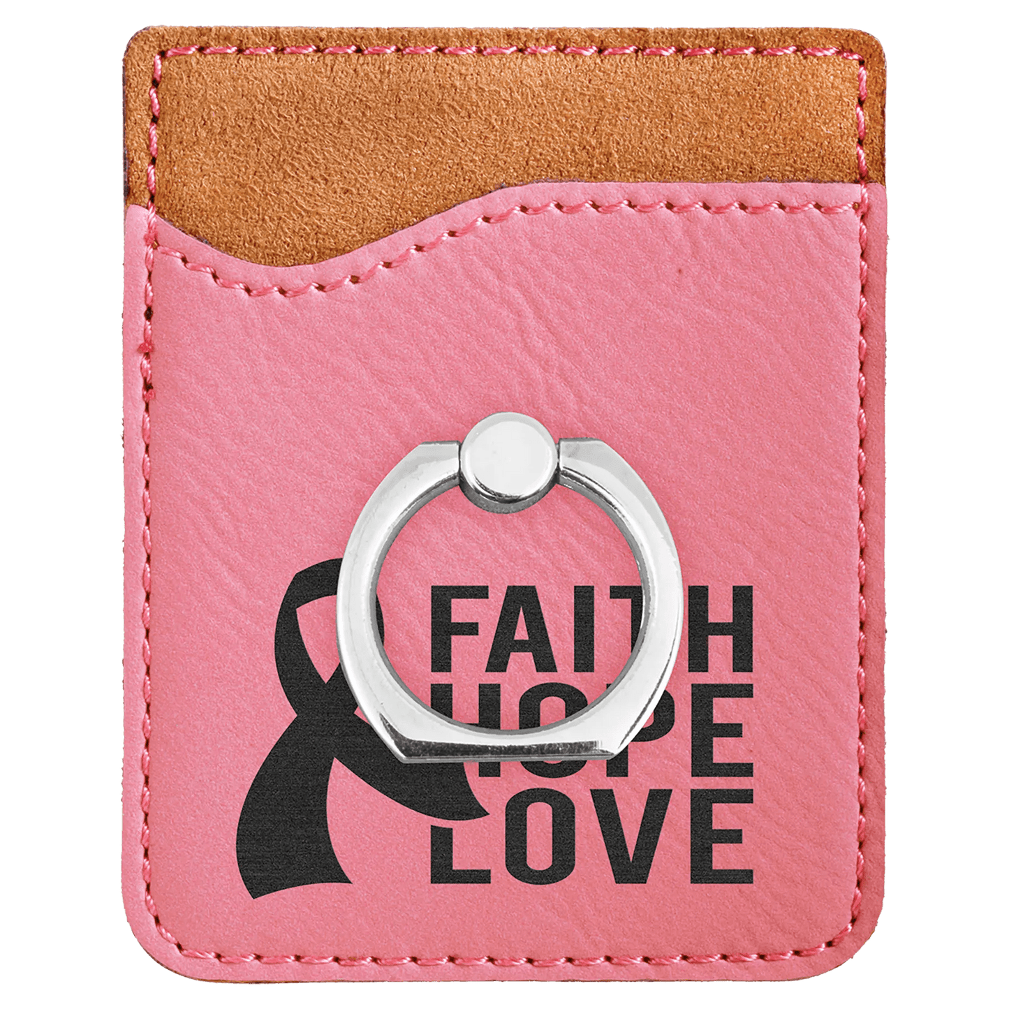 Personalized Leatherette Phone Wallet - Smalltown Connetchin